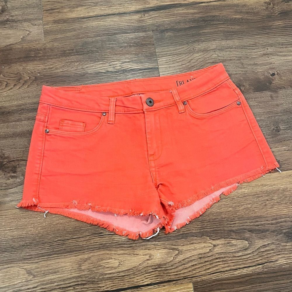 Blank NYC Red Jean Shorts